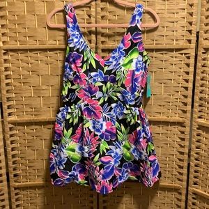 Swimsuits For All Beach Belle Swimdress Sz 16 NWT